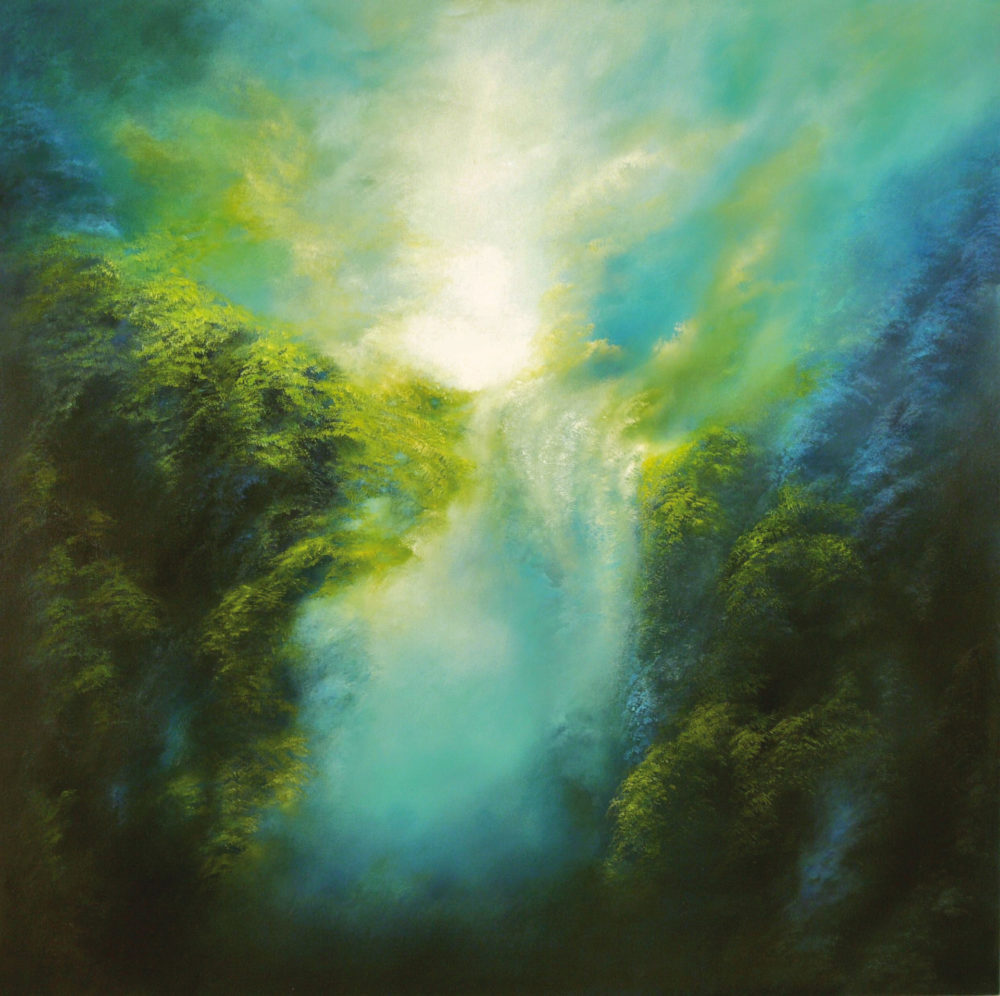 Acque 2013olio su tela100 x 100