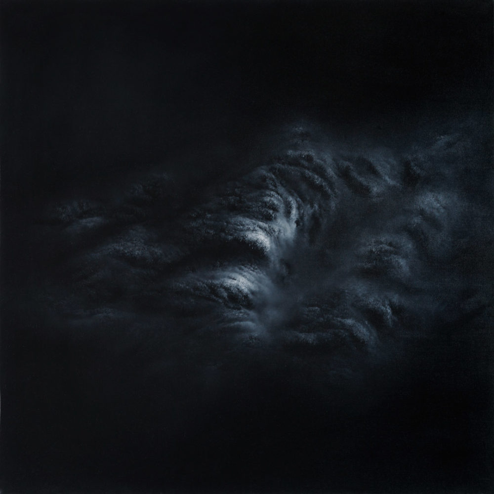 Terra dormiente, olio su tela cm 80 x 80